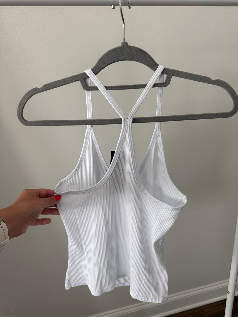Fabletics White Ribbed Tank - Picture 3 of 3